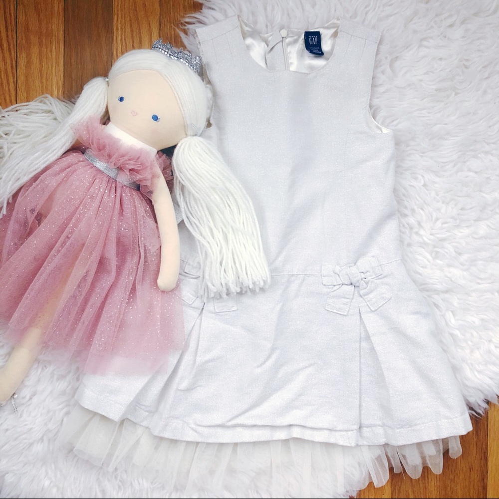 BABY GAP pretty sparkle dress with bows